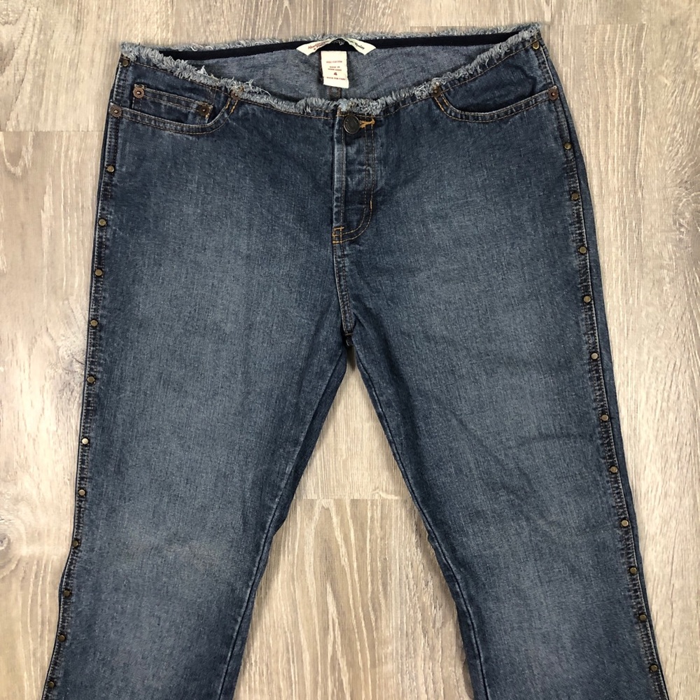 Abercrombie & Fitch frayed waist jeans - size 4